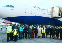 Rwand Air  Airbus 330 – 200 lands in Lagos