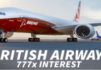 IAG, British Airways Sign Deal With Boeing For 42 777X Aircraft
