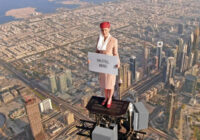 Emirates flies the world’s tallest height to put Dubai 2020 Expo on top Emirates flies the world’s tallest height to put Dubai 2020 Expo on top