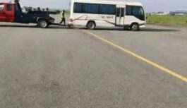 FAAN impounds six Air Peace buses after fleeing drivers block Lagos airport taxiway